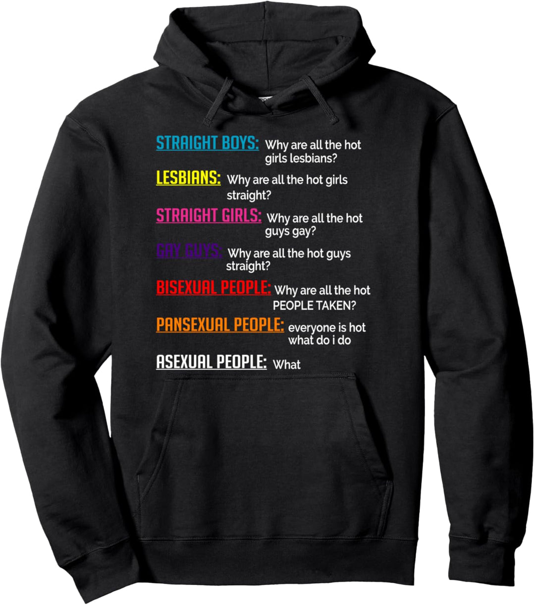 Unterhaltung Lustig Transgender oder Binary Pullover Hoodie