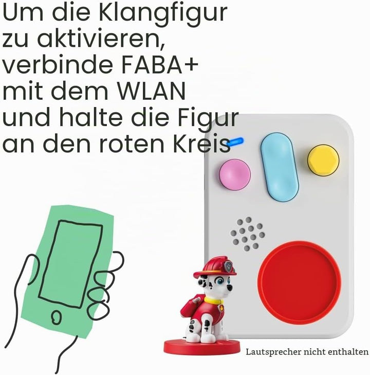 FABA Klangfigur – PAW Patrol Die Mannschaft der Welpen: Marshall – Geschichten und Klangmärchen, Jun