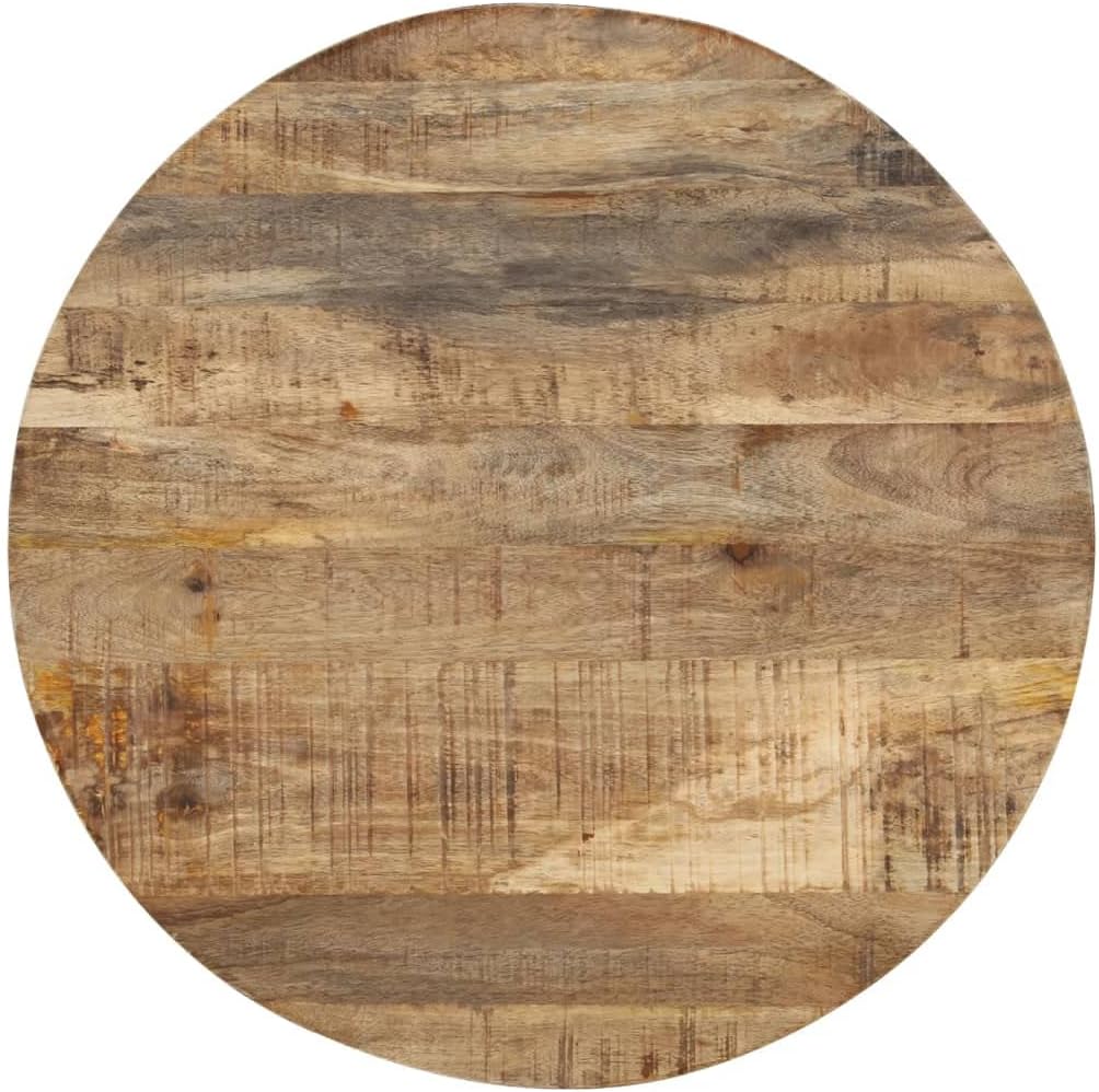 vidaXL Raues Mangoholz Satztisch 3-TLG. Couchtisch Beistelltisch Wohnzimmertisch Kaffeetisch Sofatis