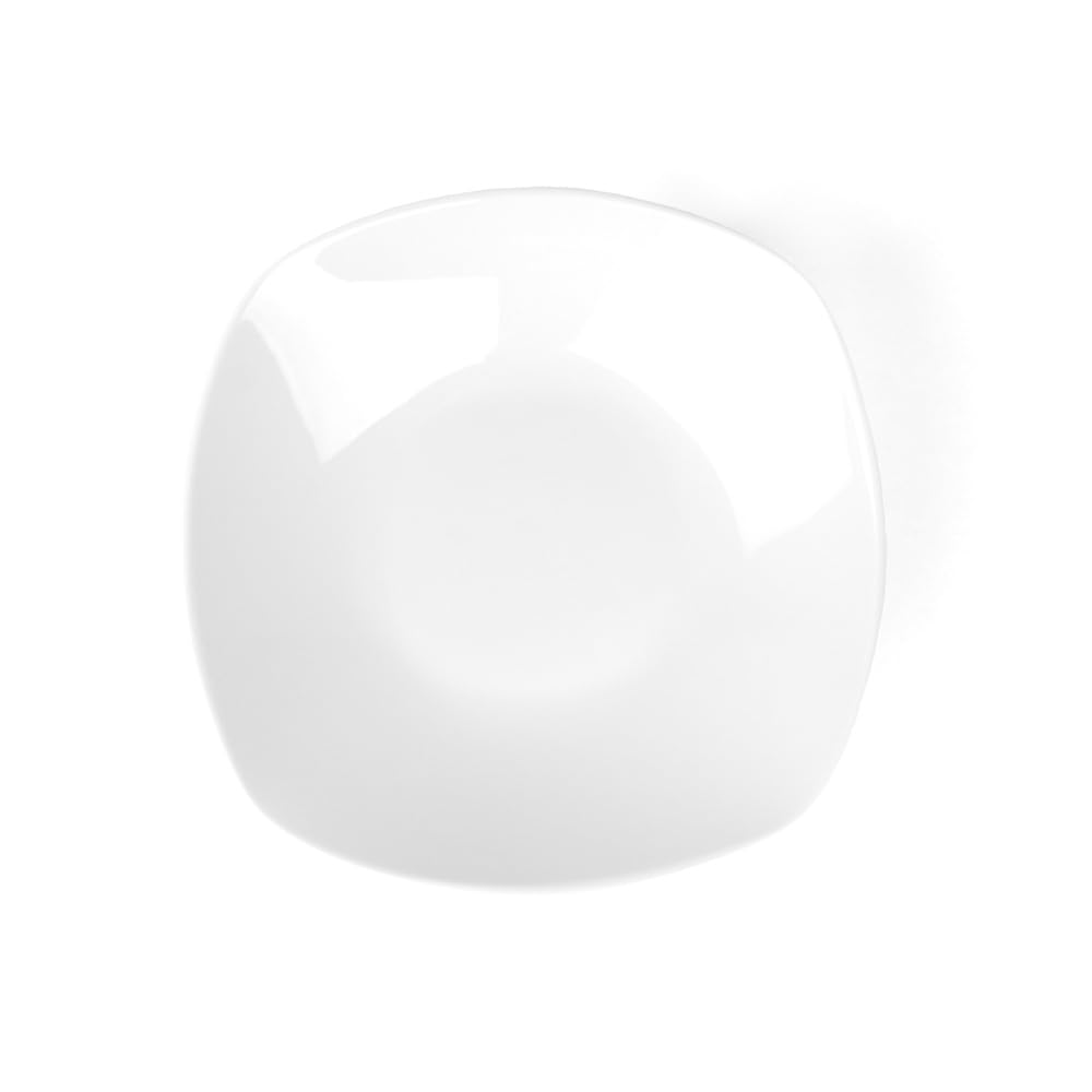 Holst Porzellan FD 221 Porzellan Teller tief 21 x 21 cm Fine Dining Weiss 23 x 23 x 5,5 cm 6 Stück 2