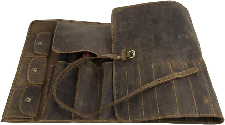 Greenburry Vintage Biker Werkzeugrolle Leder 73 cm