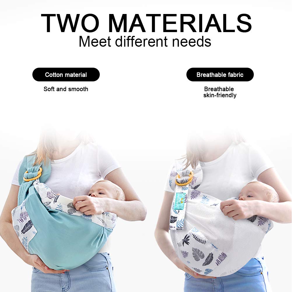Baby Ring Sling Carrier Einstellbare Multifunktions-Stillen für Säuglinge Stillen für Kinder Kleinki