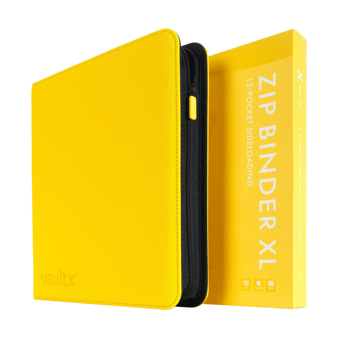 Vault X Premium Exo-Tec XL Zip Binder - 12 Pocket XL Trading Card Album Ordner - 624 Side Loading Po