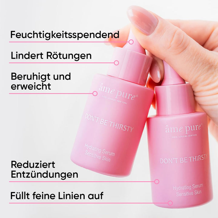 âme pure® Don't Be Thirsty Serum - Intensive Feuchtigkeitsversorgung für pralle, gepflegte Haut