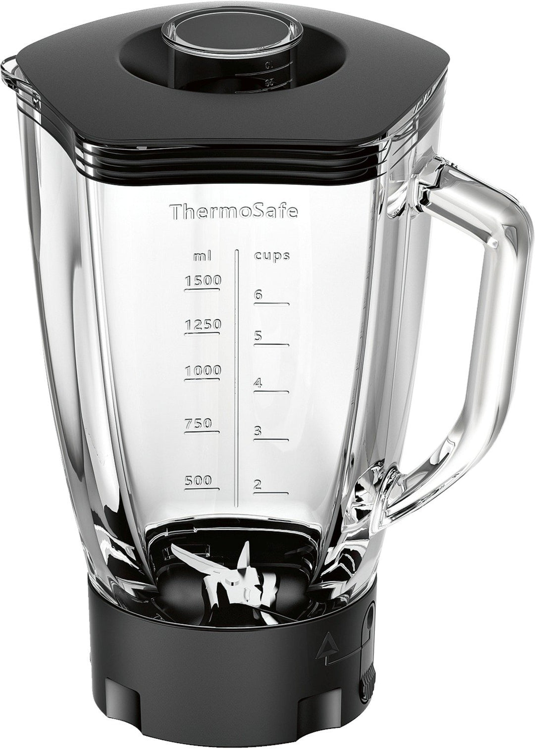 Bosch Mixer-Aufsatz MUZ9MX1, ThermoSafe-Glas, 2,3 L, perfekt für Crushed-Ice und Cocktails, spülmasc