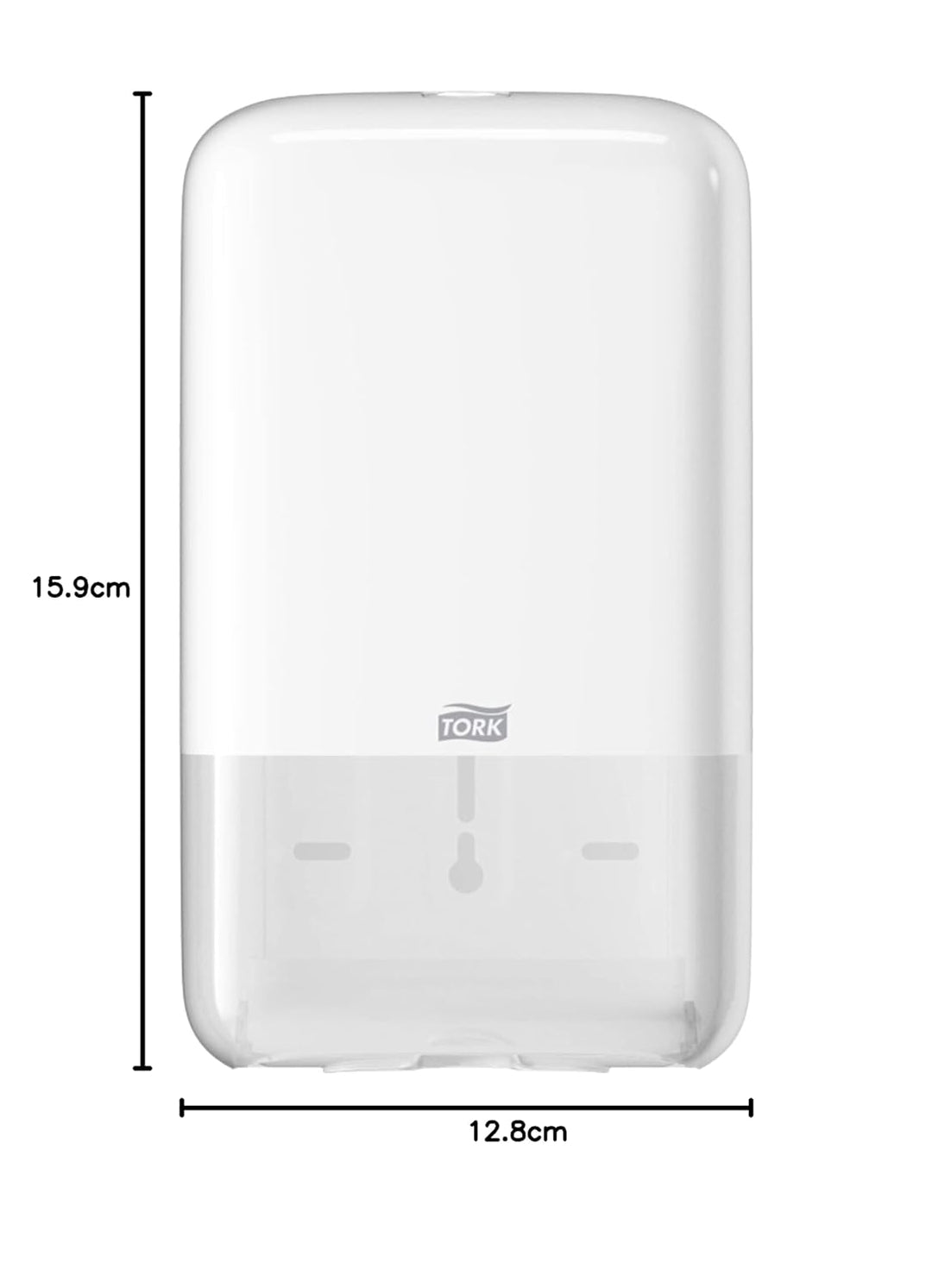 Tork 556000 Spender für Einzelblatt Toilettenpapier / Tork T3 Toilettenpapierspender für hygienische