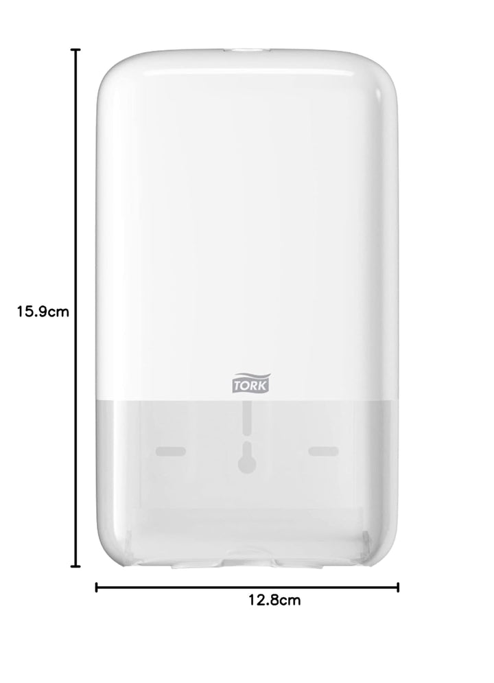 Tork 556000 Spender für Einzelblatt Toilettenpapier / Tork T3 Toilettenpapierspender für hygienische