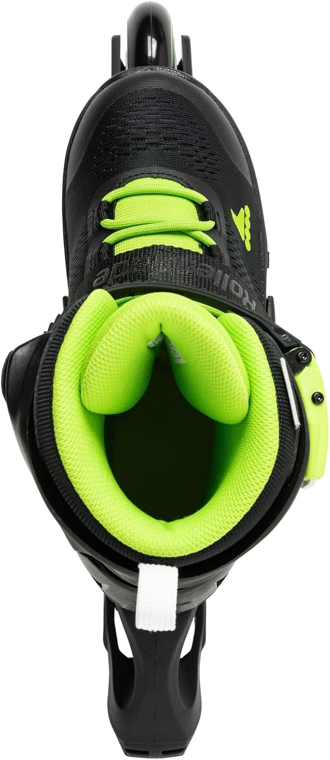 Rollerblade Unisex Jugend Microblade Inline Skates 21 Nero/Verde, 21 Nero/Verde