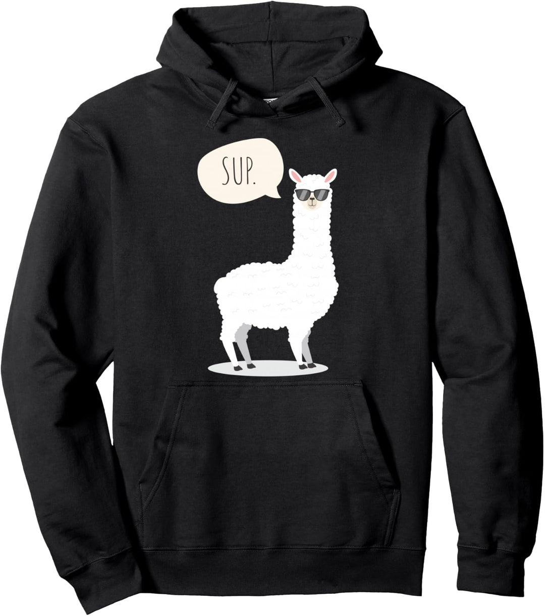 Sup No Drama Lama Lustiges süsses Geschenk Pullover Hoodie