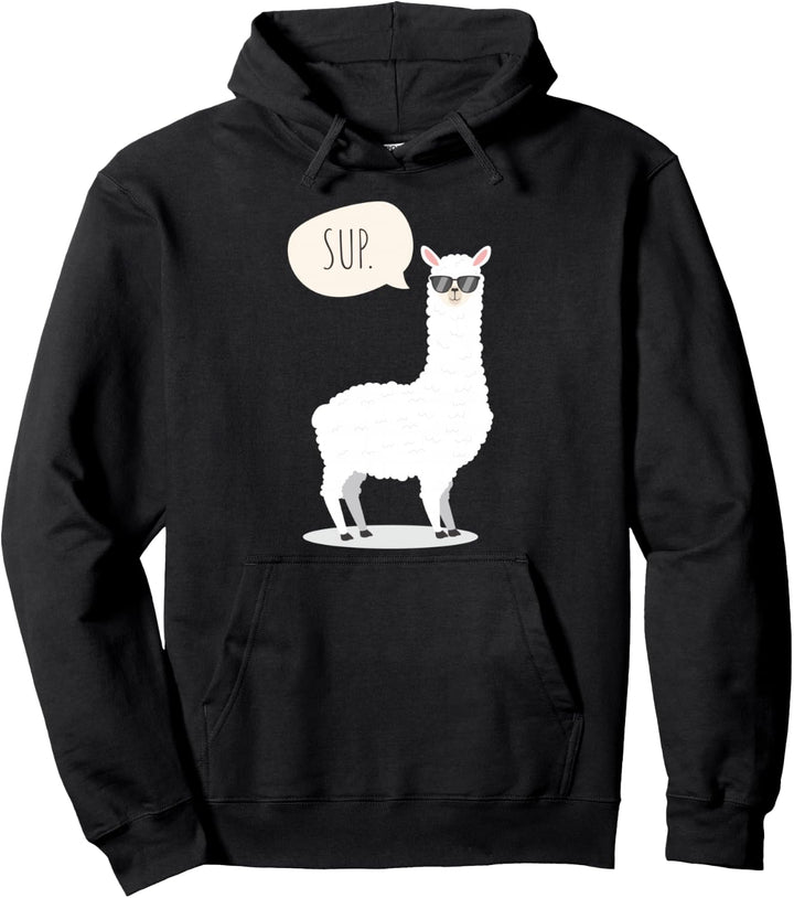 Sup No Drama Lama Lustiges süsses Geschenk Pullover Hoodie