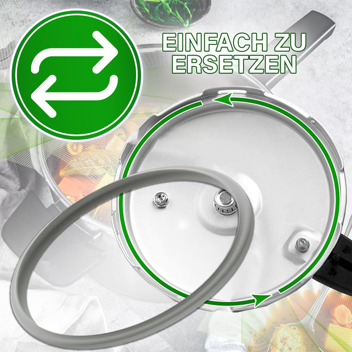 Dichtung für Schnellkochtopf mit dem Originalcode 038-667-00-205/0 3866700205 für Fissler Durchmesse