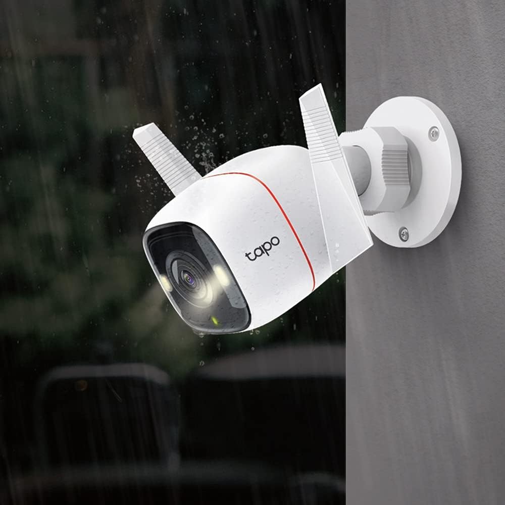 TP-Link Tapo C320WS Überwachungskamera Aussen, WLAN IP Kamera, 4MP Hochauflösung, 30m Vollfarb-Nacht