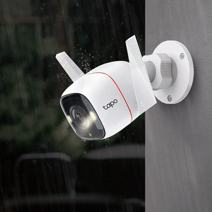 TP-Link Tapo C320WS Überwachungskamera Aussen, WLAN IP Kamera, 4MP Hochauflösung, 30m Vollfarb-Nacht