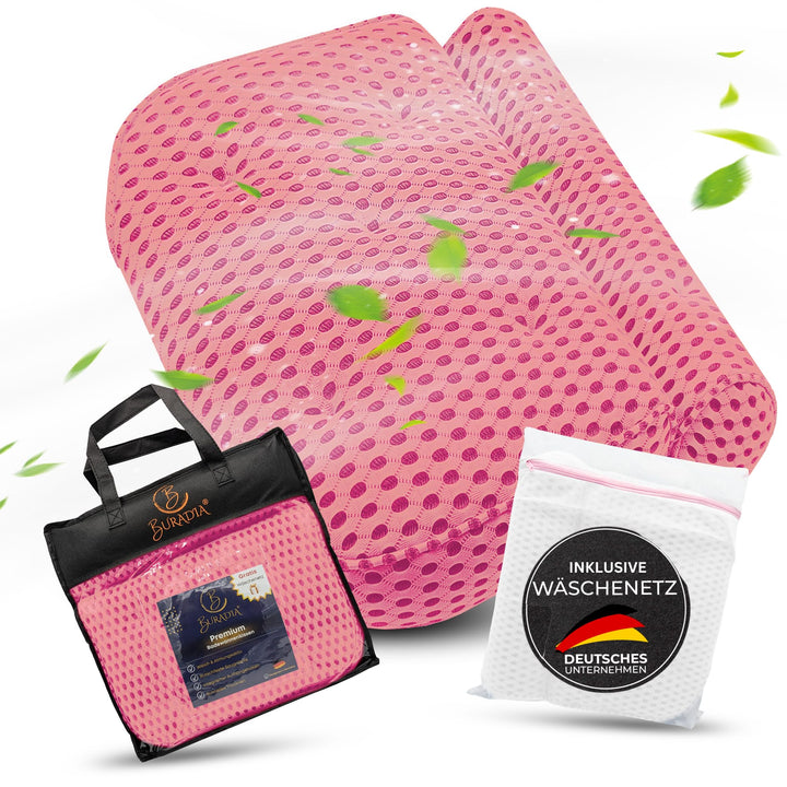 Badewannenkissen inkl. Wäschenetz - Ultimativer Komfort und Entspannung mit neuester Air Mesh Techno