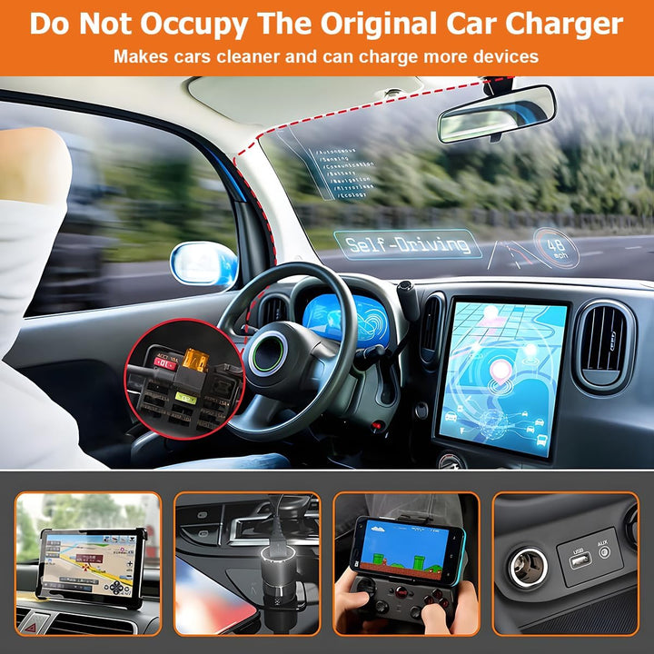 CGEAMDY Dashcam Ladegerät Netzkabel, Dash Cam Hardwire Kit, Mini USB Hard Wire Kit, Mit Niederspannu
