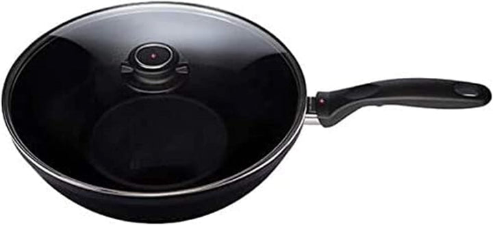 Swiss Diamond XD Induktion Wok mit Deckel und Tempura-Rack, 28 cm