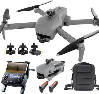 X-Verse ZLL SG906 MAX2 Drohne mit Kamera 4K EIS, 4km RC, 3 Achsen Gimbal, Hindernisvermeidung in 4 R