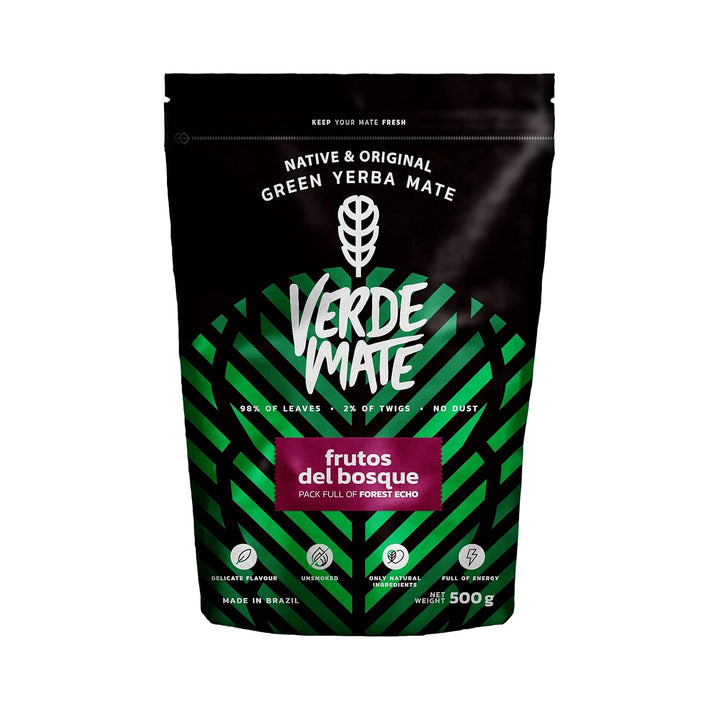 Mate Tee Verde Mate Set 1kg - Brasilien Yerba Mate - 5mm Grobe Blätter - Luftgetrocknet, Staubarm -