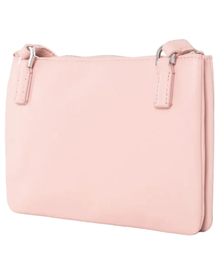 Calvin Klein Damen Ck Must Ew Dbl Cmpt Crossbody Crossovers, Café au Lait