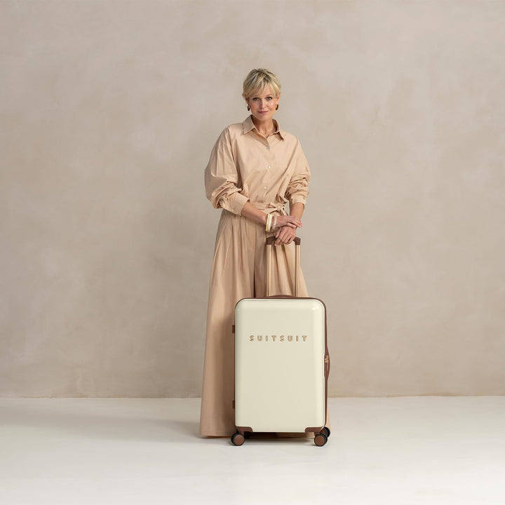 SUITSUIT - Fab Seventies - Antique White - Reisekoffer (66 cm) M Antique White, M Antique White