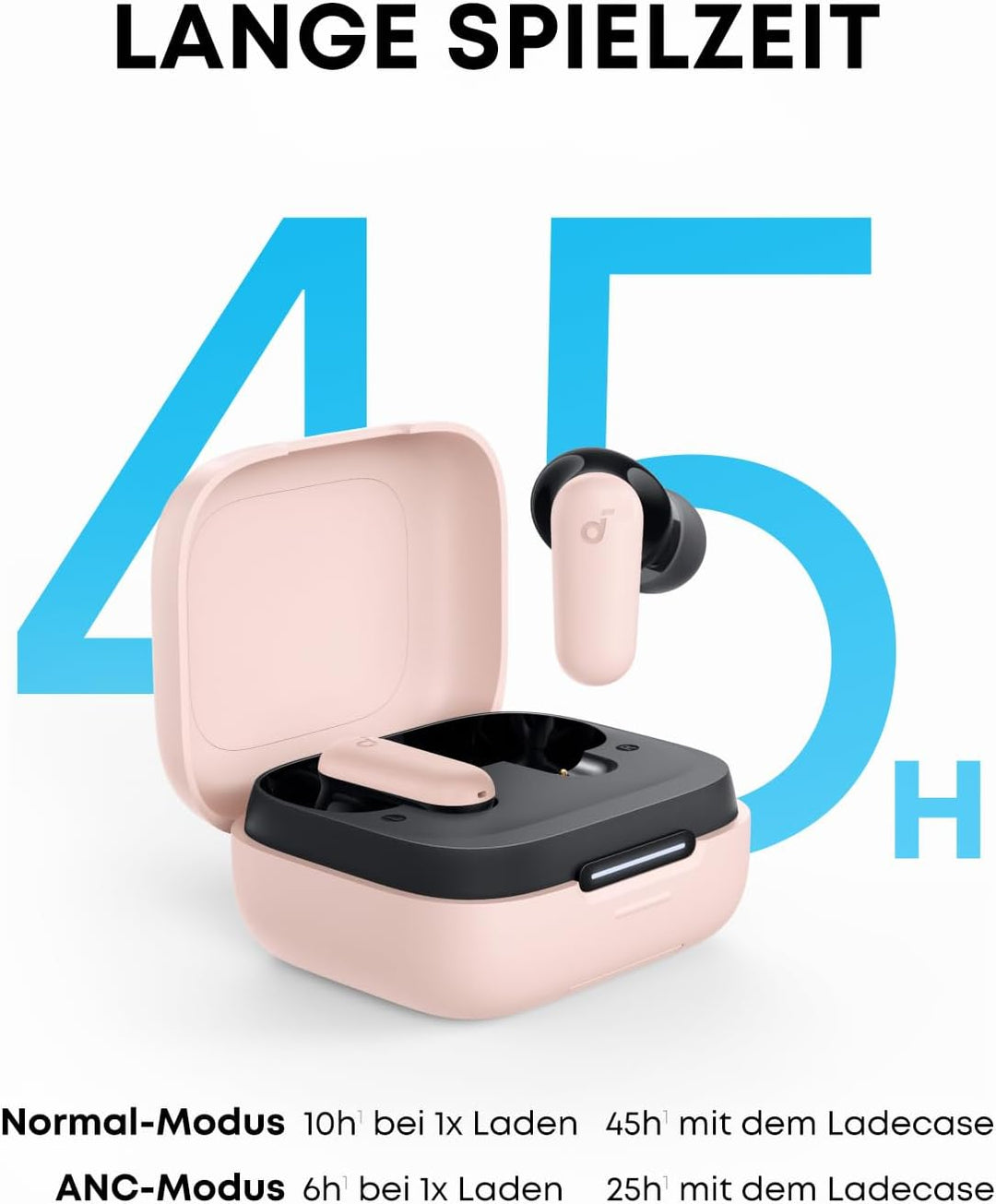 soundcore P30i by Anker Noise Cancelling Earbuds, smarte Geräuschunterdrückung, kraftvolle Bässe, 45