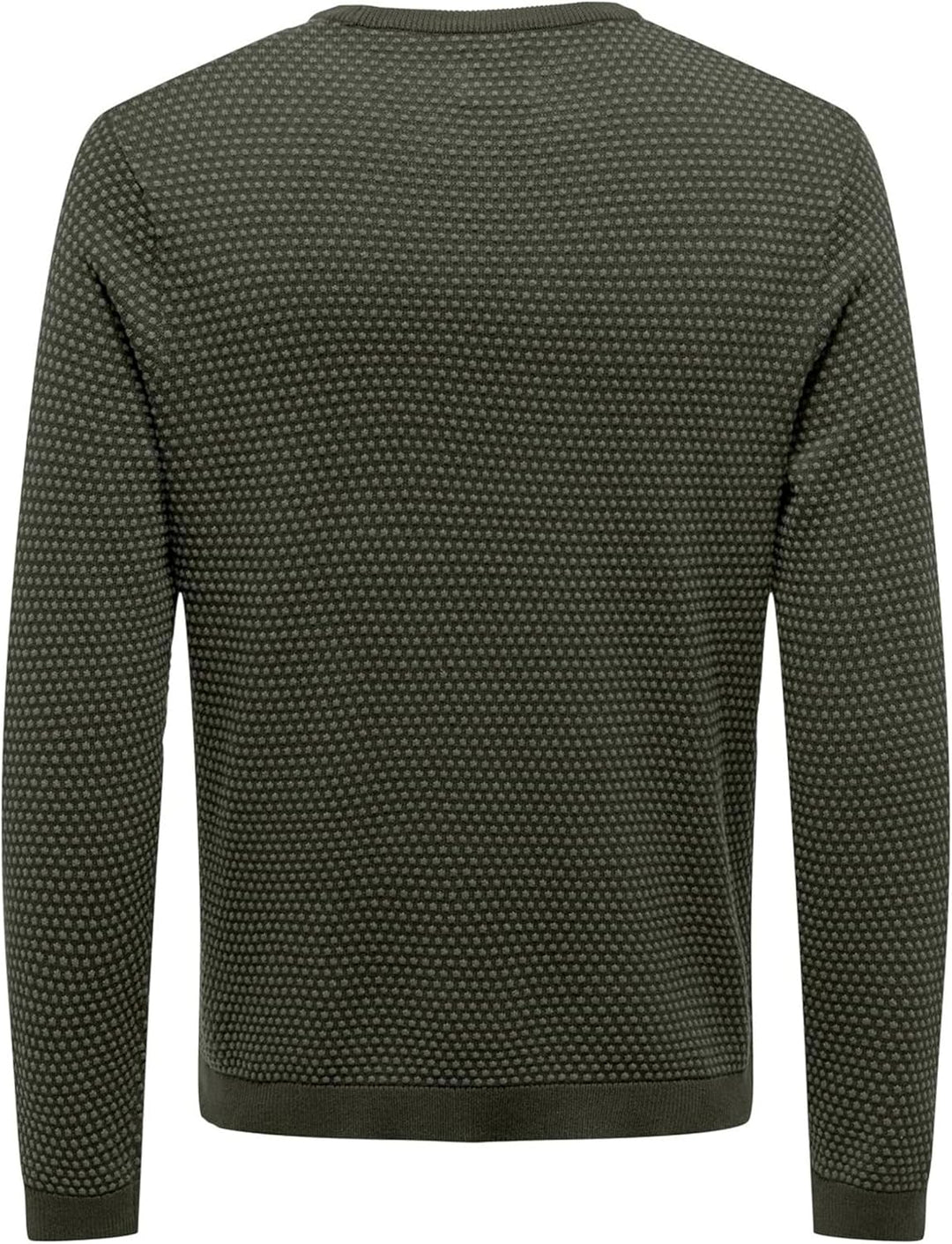 ONLY & SONS Herren Strickpullover XS Rosin/Pattern:forest Night Dots, XS Rosin/Pattern:forest Night