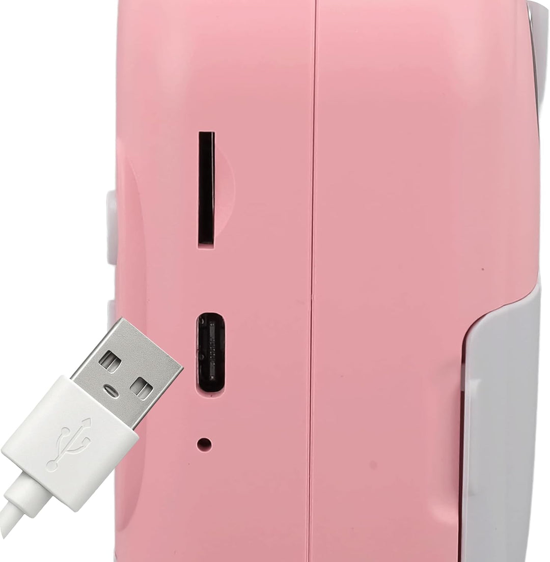 Mini Sofortbildkamera mit Drucker für Kinder – 2in1 Digitalkamera & Fotodrucker - Bluetooth, Spiele,