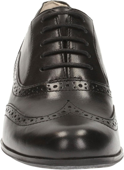 Clarks Hamble Oak Damen Schnürhalbschuhe 36 EU Schwarz Black Leather, 36 EU Schwarz Black Leather