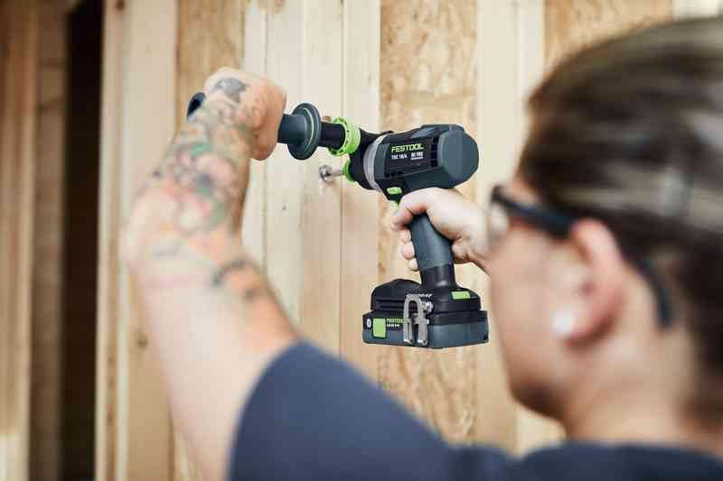 Festool Akku-Bohrschrauber TDC 18/4 I-Basic QUADRIVE (mit Werkzeugfutter, Magnet-Bithalter, FastFix