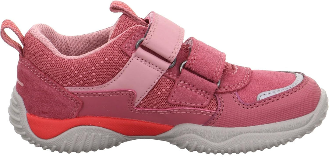 Superfit Mädchen Storm Sneaker 26 EU Pink Rot 5500, 26 EU Pink Rot 5500