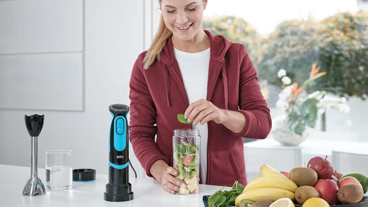 Braun MultiQuick 5 Vario Fit Sportflasche mit Trinkdeckel - Smoothie Becher für unterwegs, spülmasch
