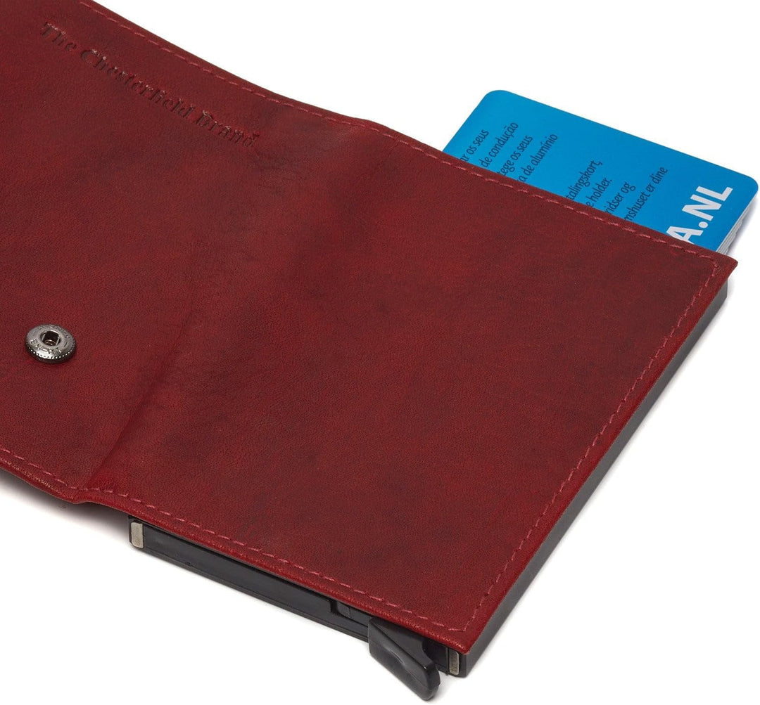 The Chesterfield Brand Mannheim - Kreditkartenetui 6cc 10 cm RFID red, Red