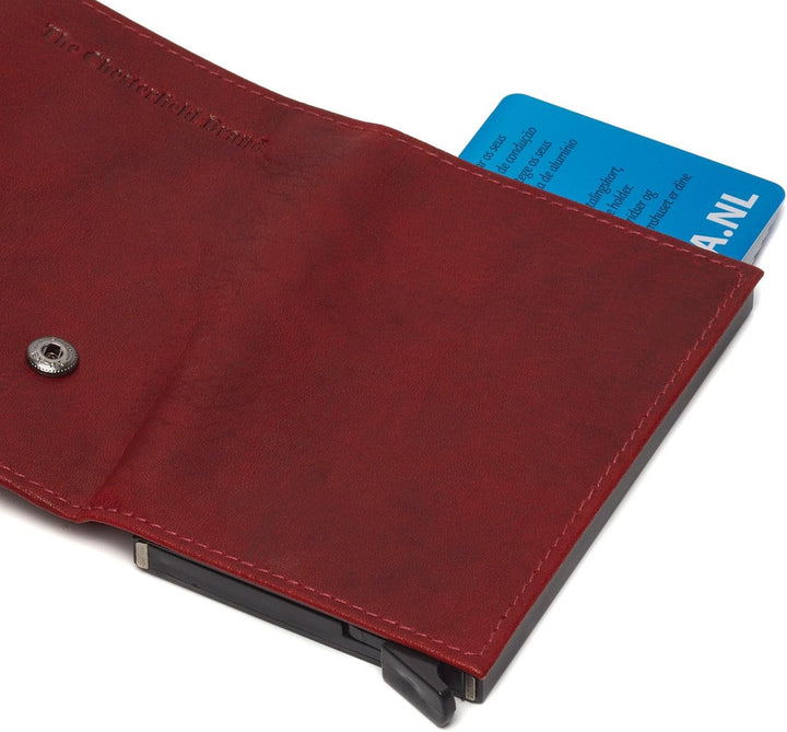 The Chesterfield Brand Mannheim - Kreditkartenetui 6cc 10 cm RFID red, Red
