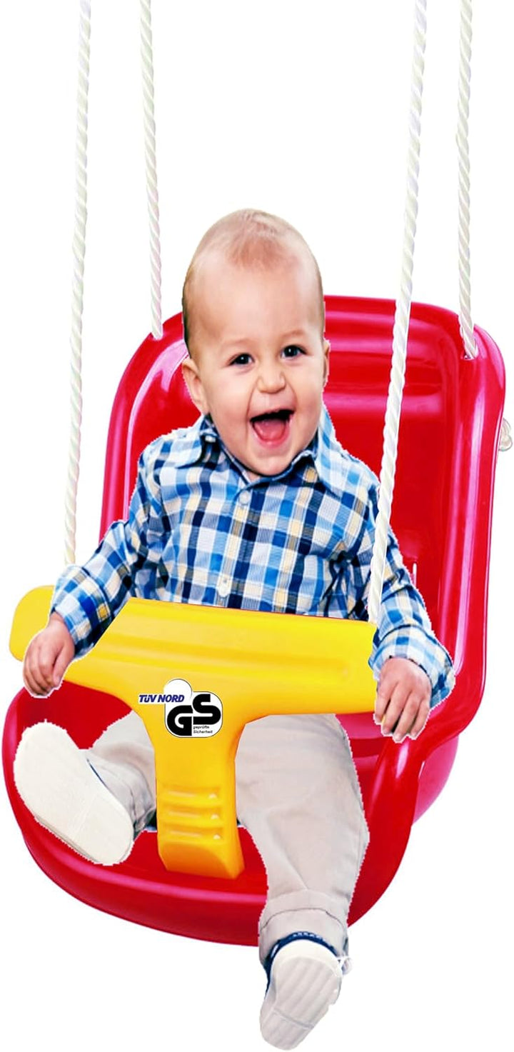 Babyschaukel Indoor Outdoor Garten Babyschaukel Kleinkindschaukel, Max 50kg, für Kinder von 0-36 Mon