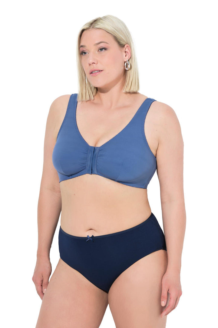 Ulla Popken Damen grosse Grössen Übergrössen Plus Size Entlastungs-BH, ohne Bügel, Spitze 841688 85D