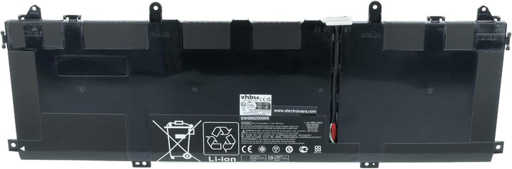 vhbw Akku kompatibel mit HP Spectre x360 15-DF0000TX, 15-DF0000UR, 15-DF0001NF, 15-DF0001NV, 15-DF00