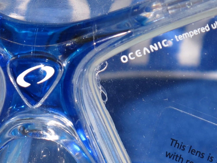 Oceanic Cyanea Tauchmaske - 2Glas Maske mit grossem Sichtfeld Transparent, Grau, Transparent, Grau