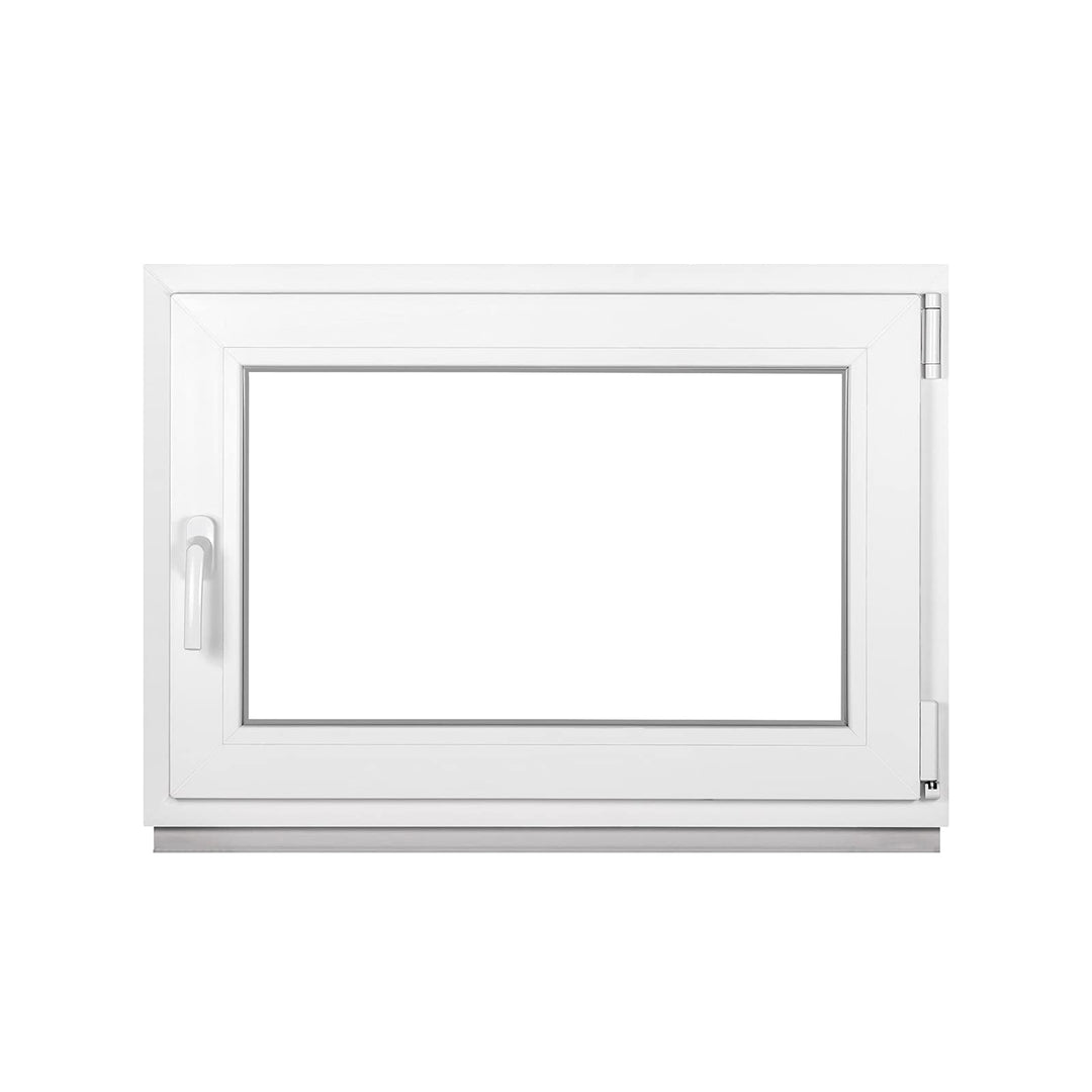 Framex Premium Kellerfenster - Kunststofffenster Weiss BxH 750 x 450 mm - Garagenfenster/Gartenhaus