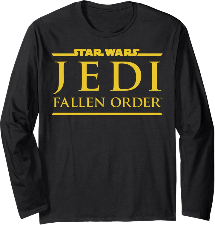 Star Wars Jedi: Fallen Order Yellow Logo Langarmshirt