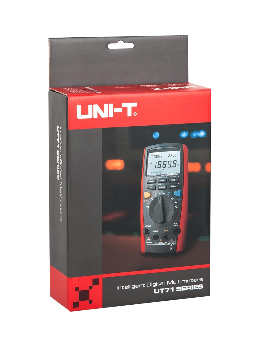 UNI-T UT71A/MIE0091 Messgerät AC DC LCD Digital Multimeter Voltmeter Spannung Strommesser