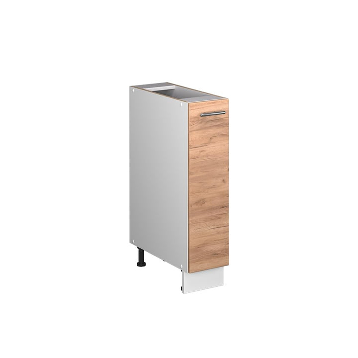 Vicco Apothekerschrank Fame-Line, Goldkraft Eiche/Weiss, 20 cm | AP Eiche, zur Kombination mit weite