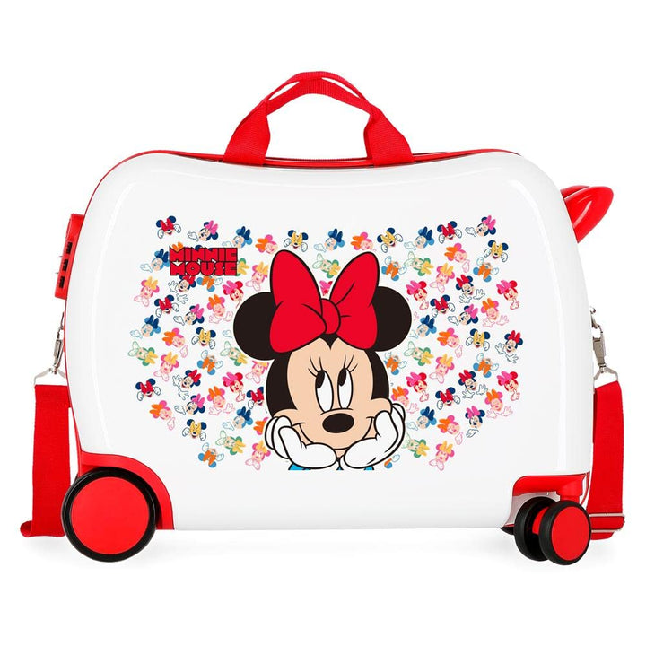 Disney Minnie Diva Kinderkoffer, mehrfarbig, 50 x 39 x 20 cm, ABS-Kombinationsverschluss, 34 l, 1,8