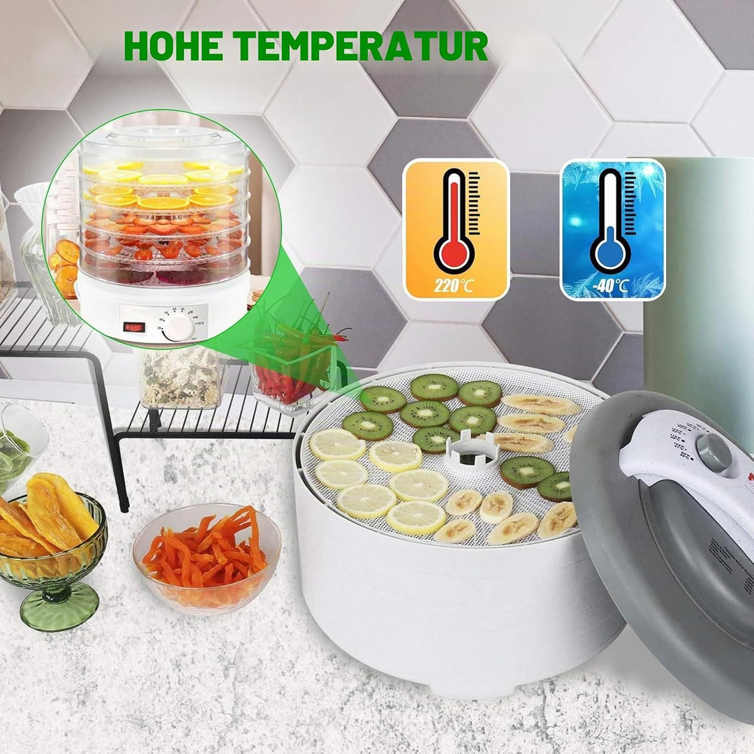 10 Stück Silikon Dehydrator Blätter, Runde Dehydrator Matten mit 1 Stück Küchenzange für Trocknen Vo