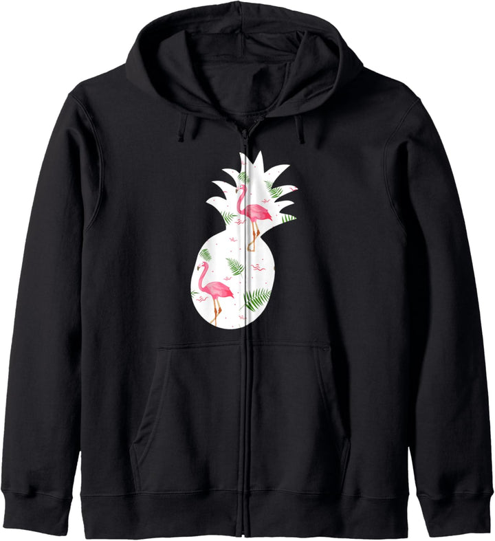 Flamingo Ananas Party Sommerurlaub Kapuzenjacke