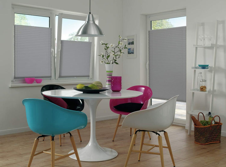 Gardinia Plissee zum Klemmen, Blickdichtes Faltrollo, Alle Montage-Teile inklusive, EASYFIX Plissee