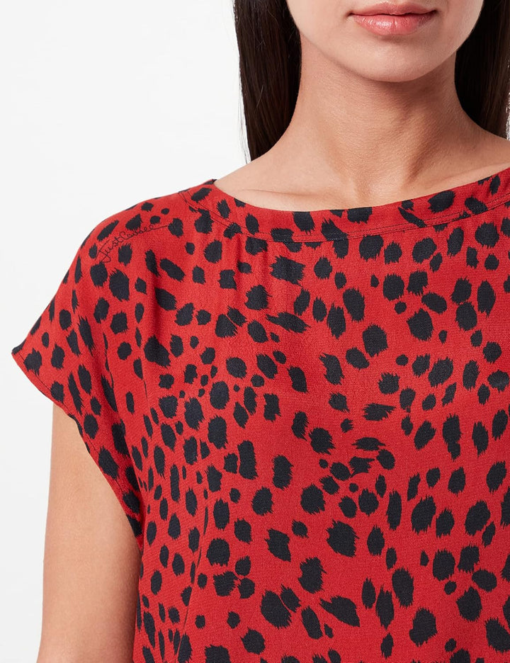 Just Cavalli Damen T-Shirt XXS 306s Rot, XXS 306s Rot