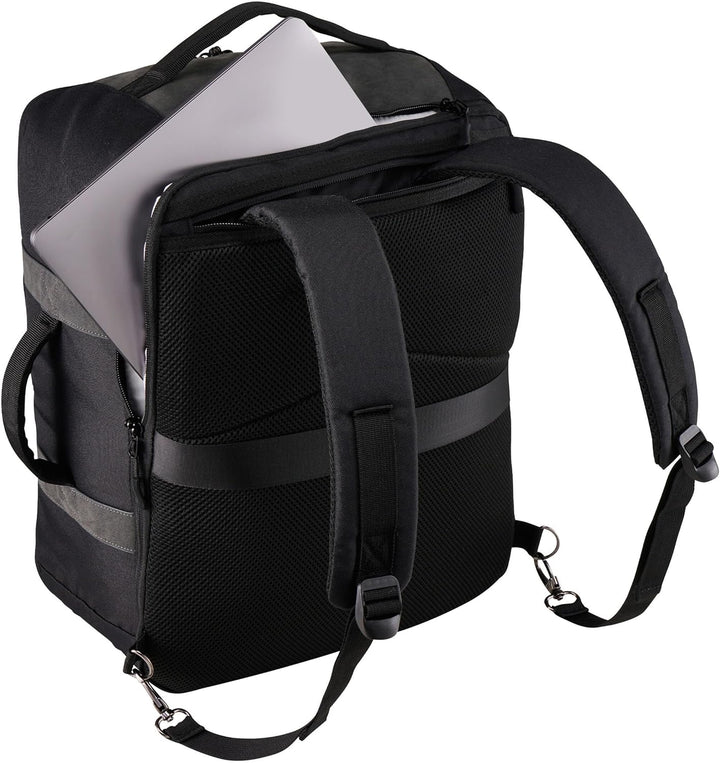 Cabin Max Handgepäck-Rucksack Backpack Reiserucksack Ryanair 40x30x20 24L 40 x 30 x 20cm Schwarz/Gol