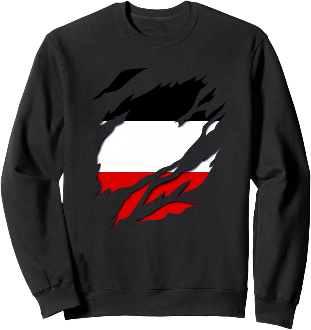 Flagge des Deutsches Kaiserreich 1871_1918 Sweatshirt