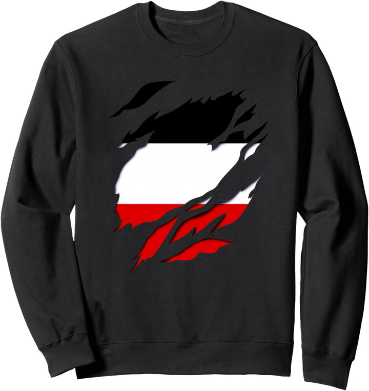 Flagge des Deutsches Kaiserreich 1871_1918 Sweatshirt