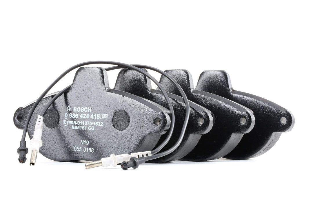 Bosch BP205 Bremsbeläge - Vorderachse - ECE-R90 Zertifizierung - vier Bremsbeläge pro Set
